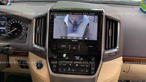 Màn hình DVD Android liền camera 360 Toyota Land Cruiser 2016 - 2020 | Gotech GT360 Plus